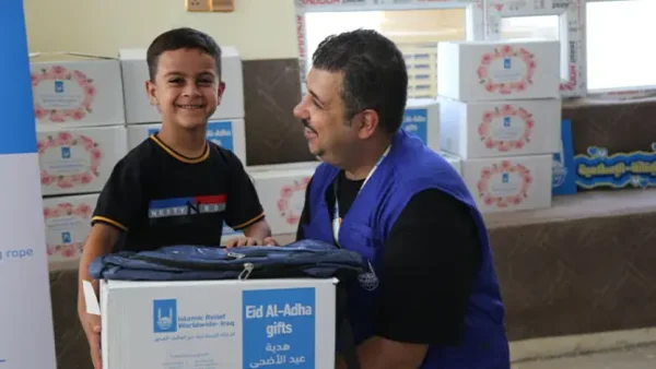 Image: 2023 Eid gift distributions in Iraq.