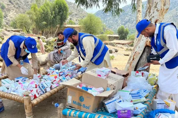 afghanistan-earthquake-hero.jpg Islamic Relief aid workers packing essentials for the victims of the earthquake
